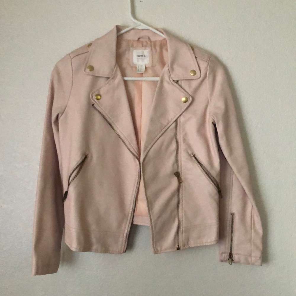 Pink Leather Jacket for Girls US 11/12